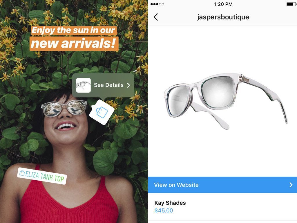 comprar desde Instagram Stories