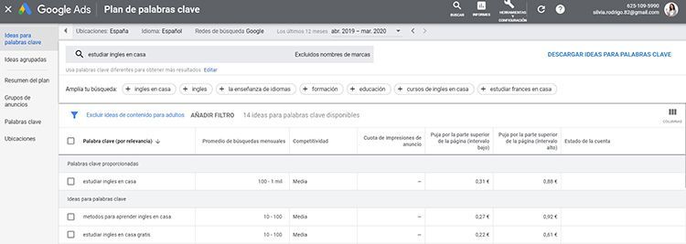 Google-Keyword-Planner