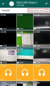 Administrador Almacenamiento Chat