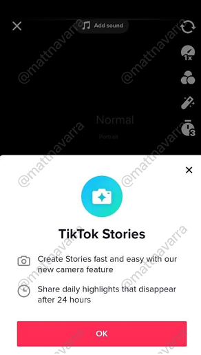 nuevo diseño tiktok stories