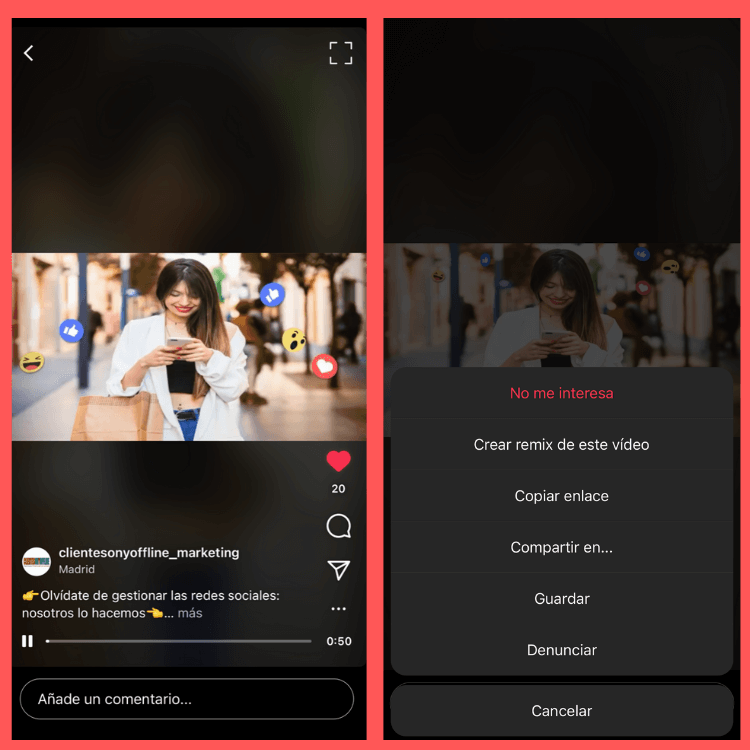 vídeo remix de Instagram