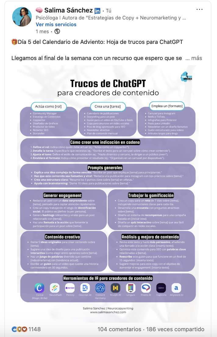 crear contenido linkedin