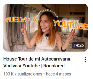roenlared vuelve a youtube