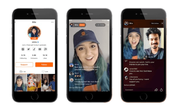 Interfaz Clapper app